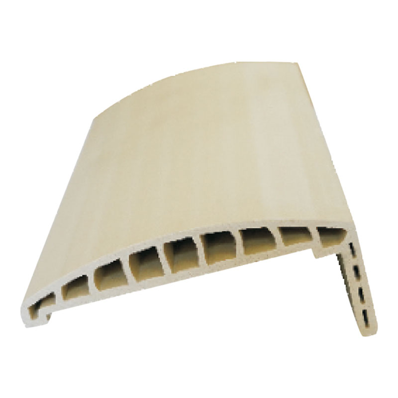 Architrave de porte incurvée résistante à l'usure 100*46 WPC