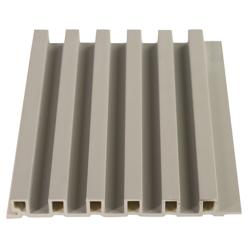 Grille de panneau mural composite bois-plastique PVC, largeur 158mm, épaisseur 17mm