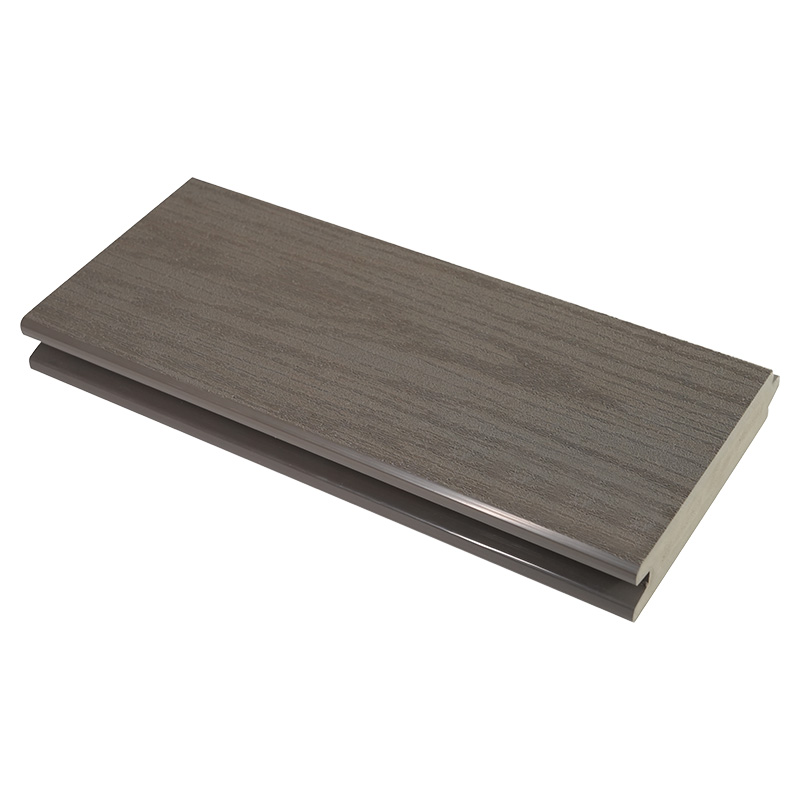 140 mm de largeur, 31,5 mm d'épaisseur, revêtement de sol composite PVC/ASA en bois écologique extérieur résistant aux UV